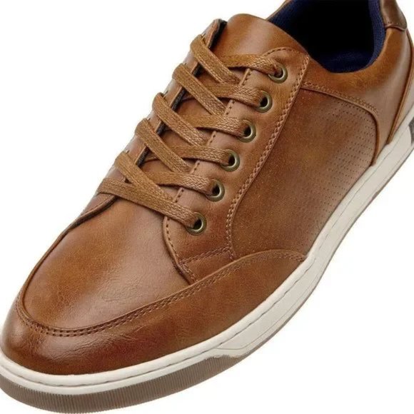 NEW Sneakers Retro Simple Casual Shoes Brown - Picture 2 of 6